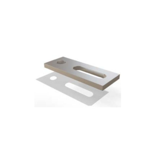 Placa de montaj (Adaptor) inox H17 pentru sisteme fotovoltaice - M10