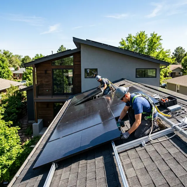 Sistem fotovoltaic ELECRO la cheie, montat de echipă autorizată ANRE